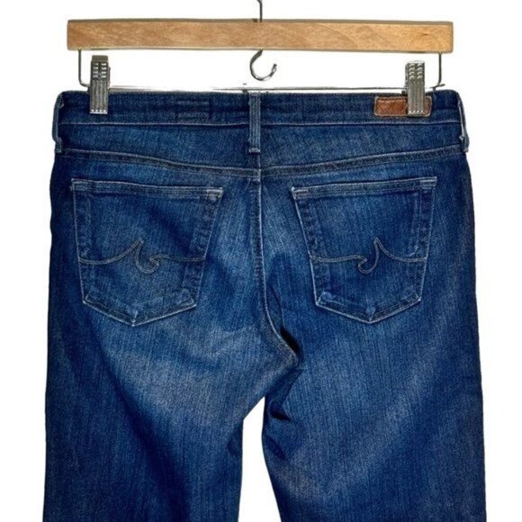 AG ADRIANO GOLDSCHMIED The Stilt Cigarette Skinny Leg Jeans Women Sz. 28 R Blue - Picture 5 of 15